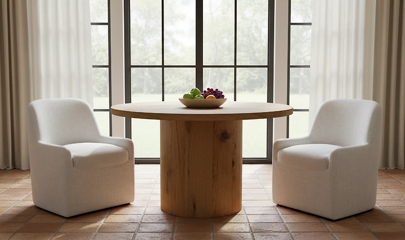 Hansen Dining Table Rustic Oak