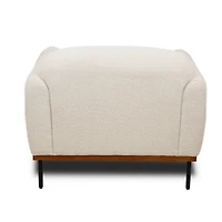 Rodeo Accent Chair with Premium Believe Fabric - Beige