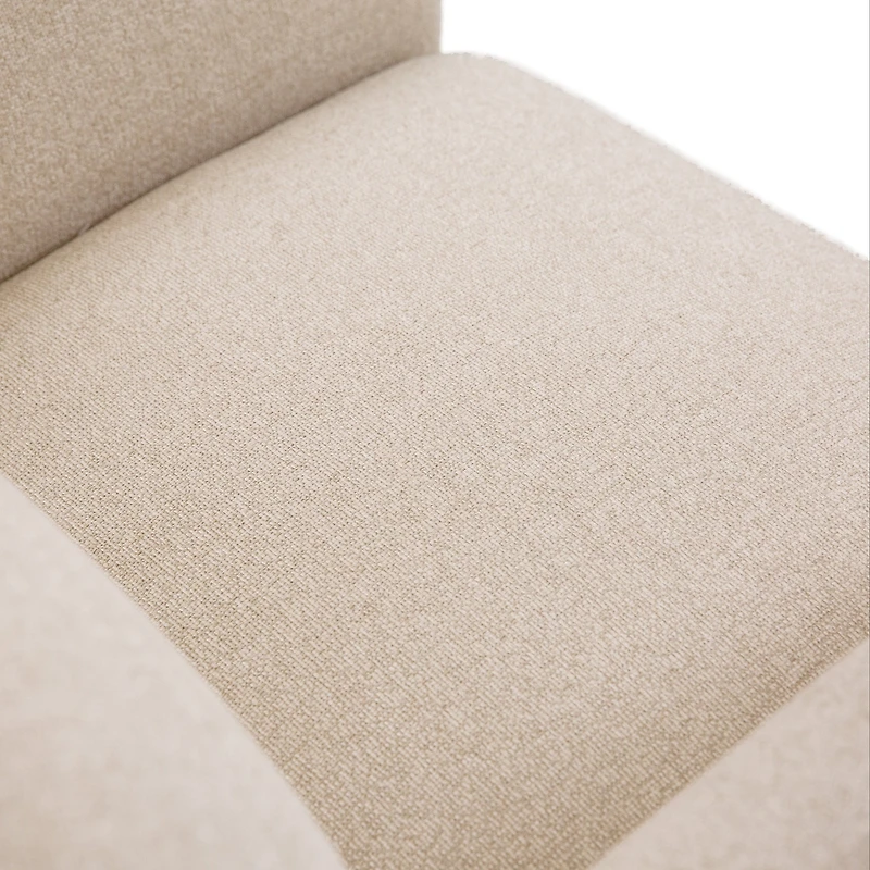 Rodeo Accent Chair with Premium Believe Fabric - Beige