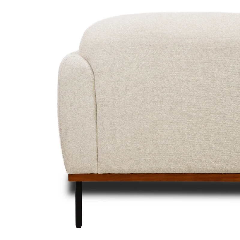 Rodeo Accent Chair with Premium Believe Fabric - Beige