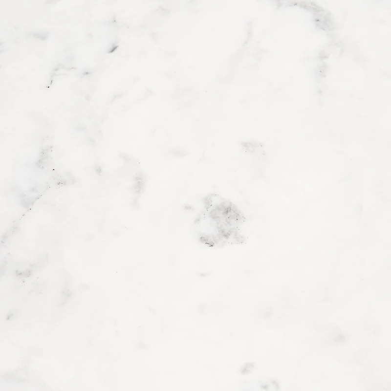 Rumer Dark Brown Wood w/ White Marble Side Table