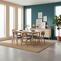 Runway Small Dining Table 62" - Light Oak