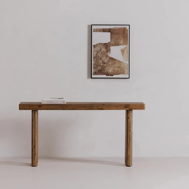 Monterey Console Table Rustic Blonde