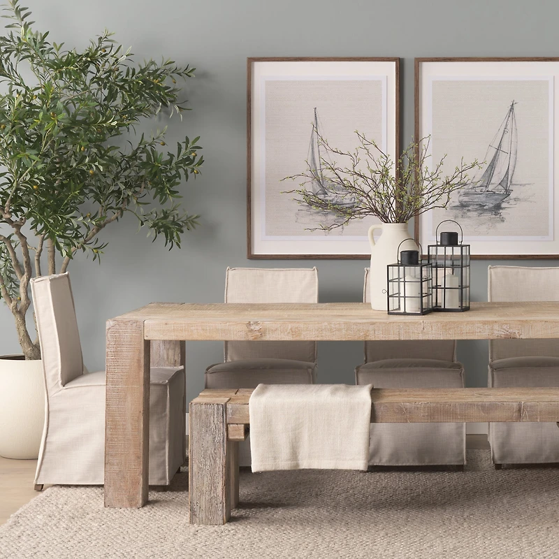 McArthur Whitewash Wood Console Table