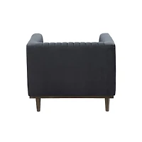 Sage Club Chair - Black Velvet