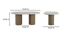 Sartoria Dining Table Breccia Marble