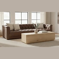 Sawyer Coffee Table Rustic Oak
