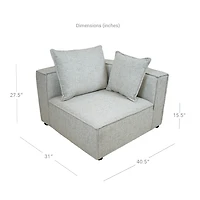 Skive 5 Piece Modular Set - Quartz