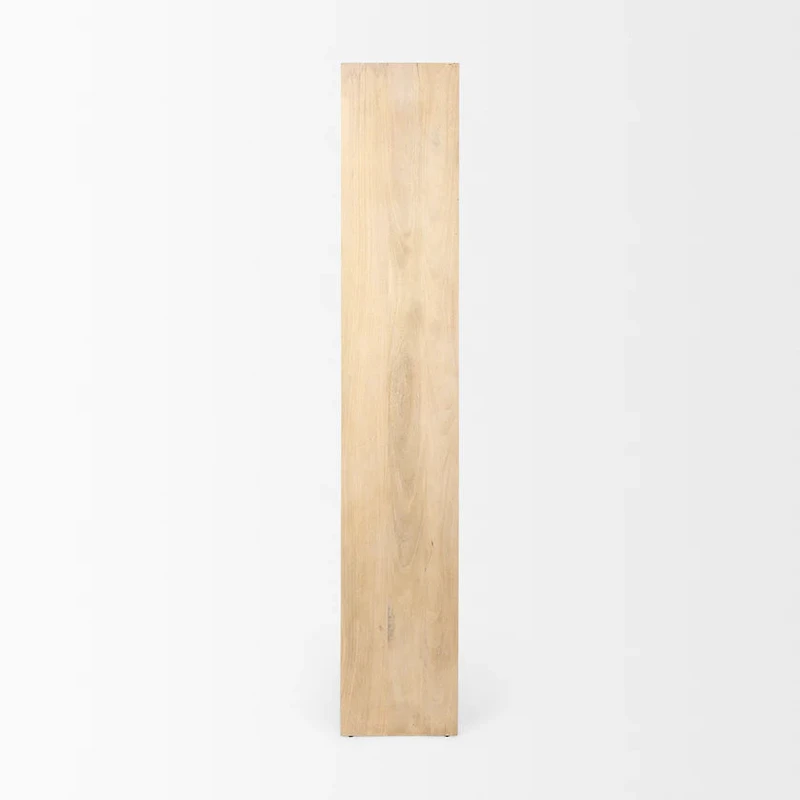 Traro Blonde Wooden Compartment Shelving Unit