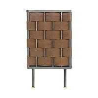 Bishop Sideboard - Brown Leather