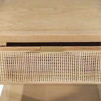 Rattan Side Table - Natural