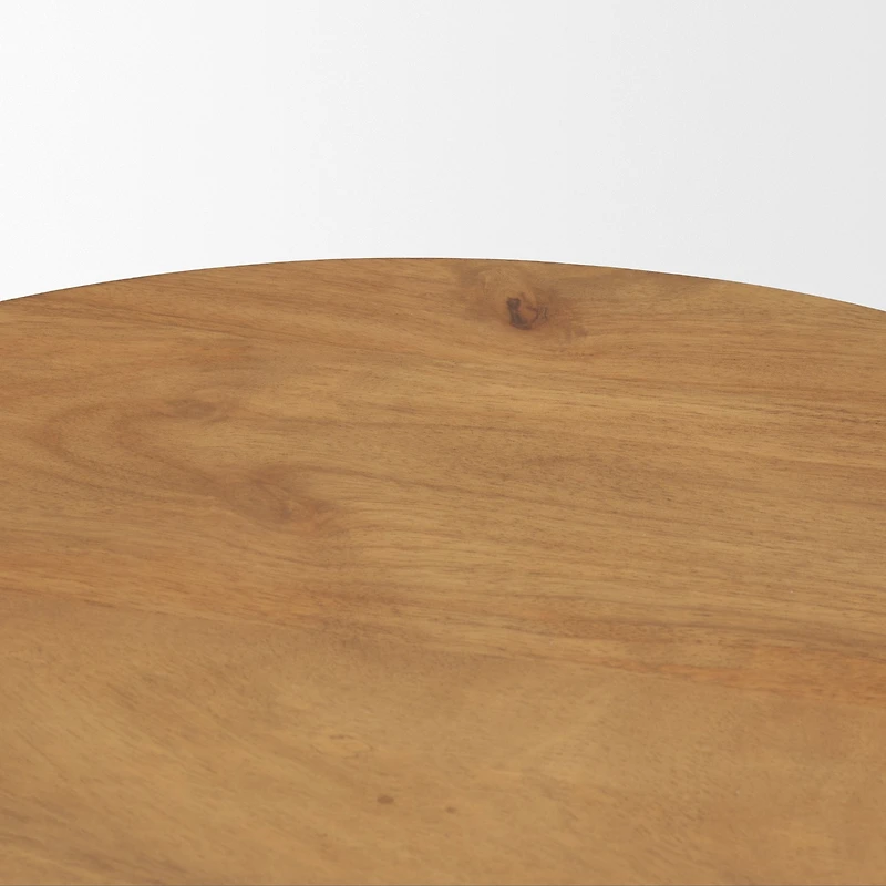Pre -sale Only : Stack Light Brown Wood Geometric Accent Table