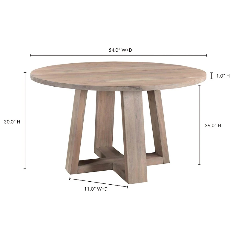 Tanya Dining Table Light Grey