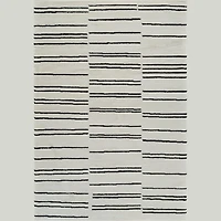 Dorus Cream Linear Stripe Rug – 5x8