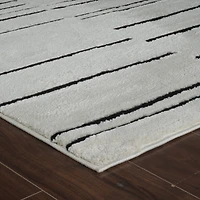 Dorus Cream Linear Stripe Rug – 5x8