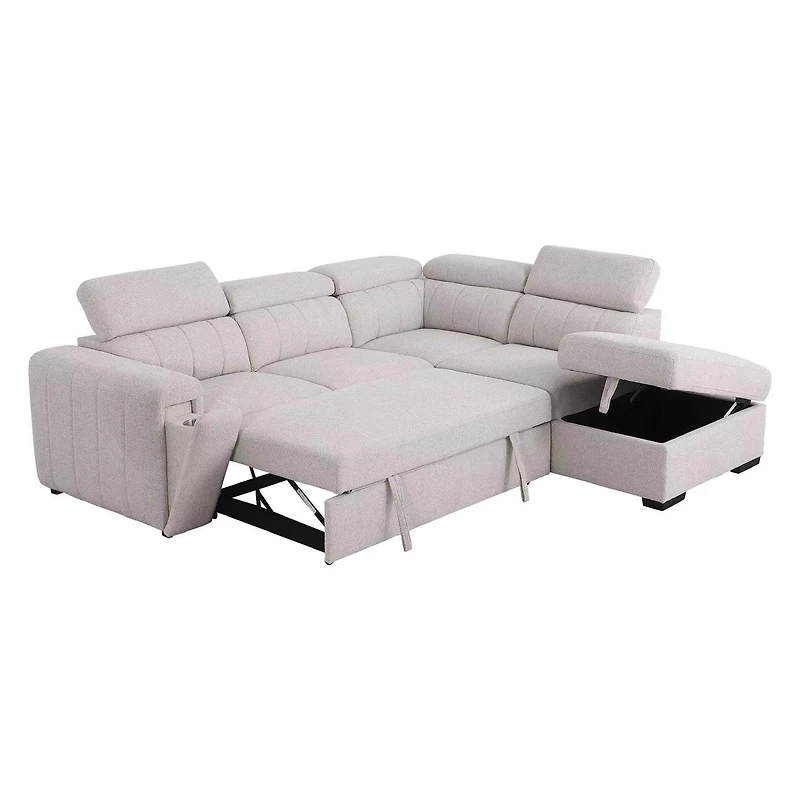Nellike Sleeper Sectional - Fritillary