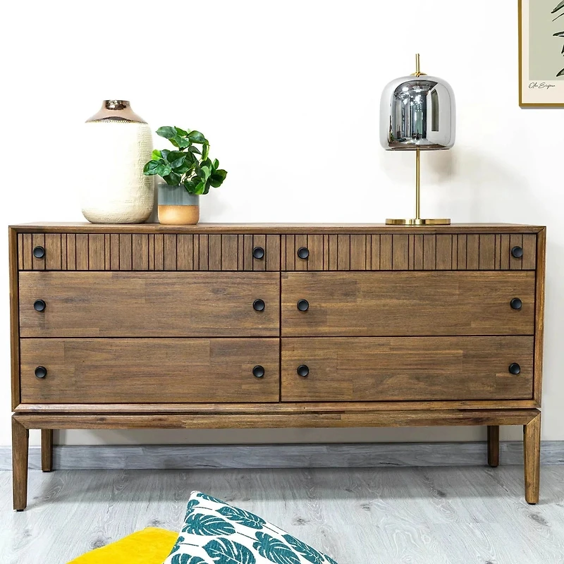 West 6 Drawer Dresser