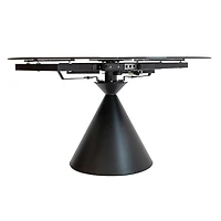 Elskede Round Extendable Dining Table - Faux Marble