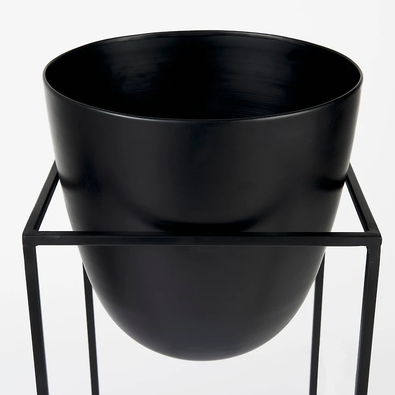 BUMBLE (SET OF 2) 12L X 12W X 32H BLACK PLANT STANDS