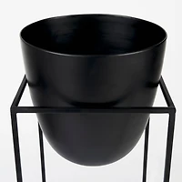 BUMBLE (SET OF 2) 12L X 12W X 32H BLACK PLANT STANDS
