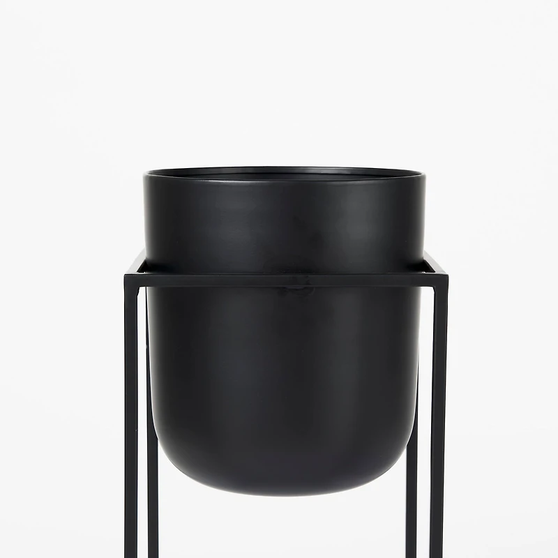 BUMBLE (SET OF 2) 12L X 12W X 32H BLACK PLANT STANDS