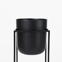 BUMBLE (SET OF 2) 12L X 12W X 32H BLACK PLANT STANDS