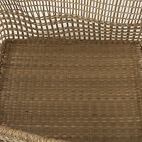 Bellisa 18.5L x 14.6W x 11.0H (Set of 2) Medium Brown Seagrass Rectangular Basket W/ Handles