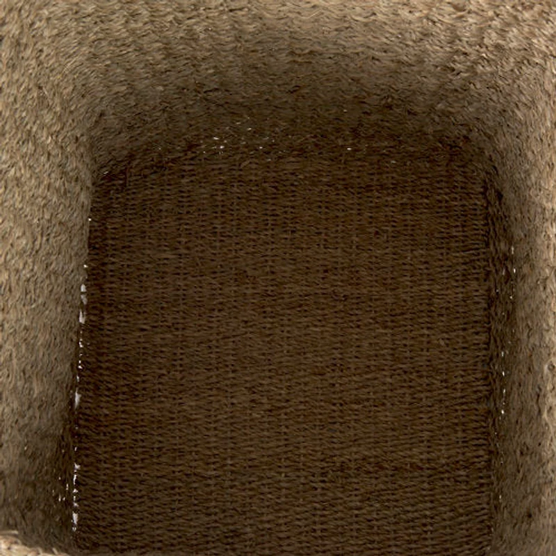 Copenhagen 15.7L x 15.7W x 15.7H (Set of 3) Medium Brown Square Twisted Seagrass Square Basket