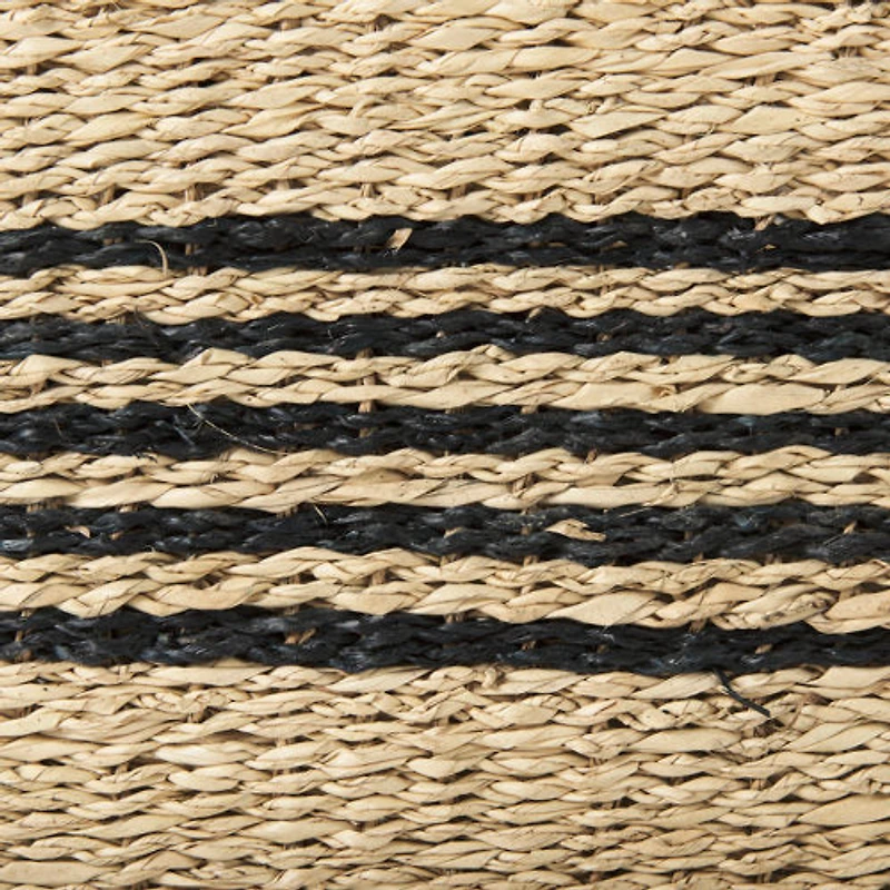 Cullen 15.7L x 15.7W x 15.7H (Set of 3) Grey Twisted Seagrass Square Basket