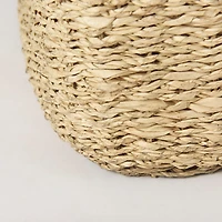 Cullen 15.7L x 15.7W x 15.7H (Set of 3) Grey Twisted Seagrass Square Basket