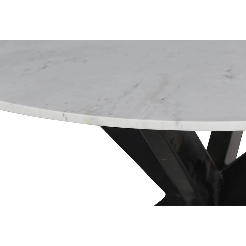Spider Leg Marble Top Dining Table