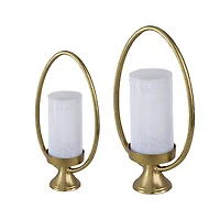 Bascom Hurricane Lamp - Set of 2