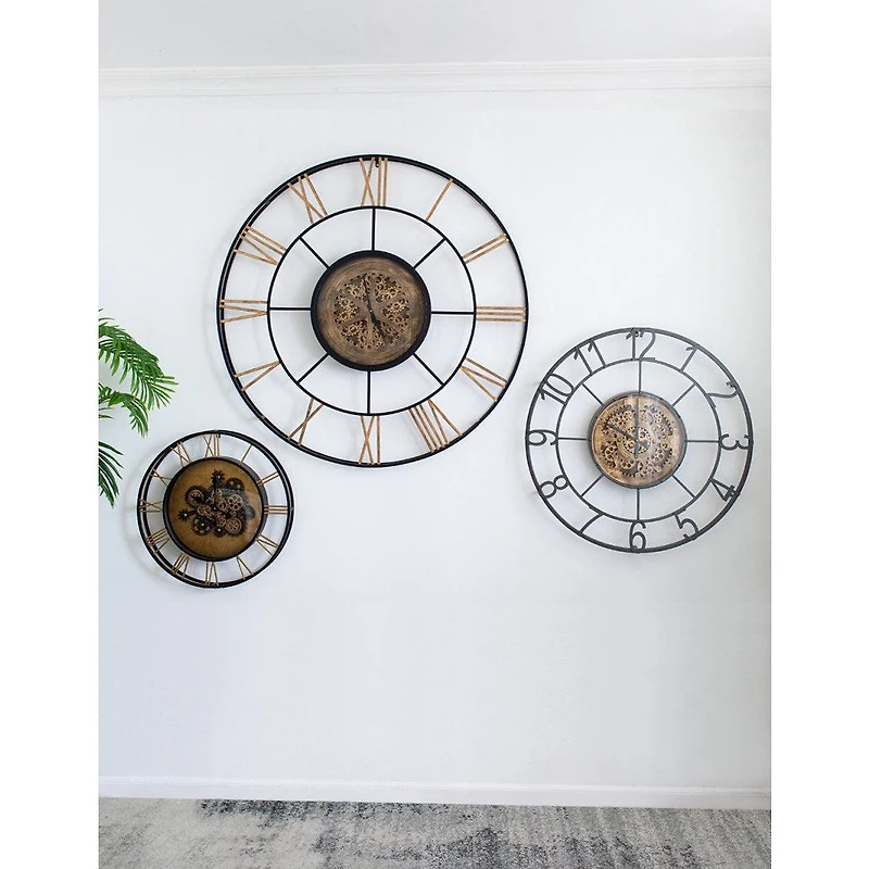 Foyar Roman Gear Clock