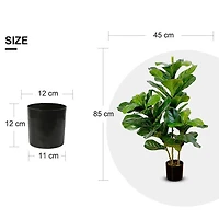 Fiddle Leaf Fig Faux Plant 85cm/ 33.4"