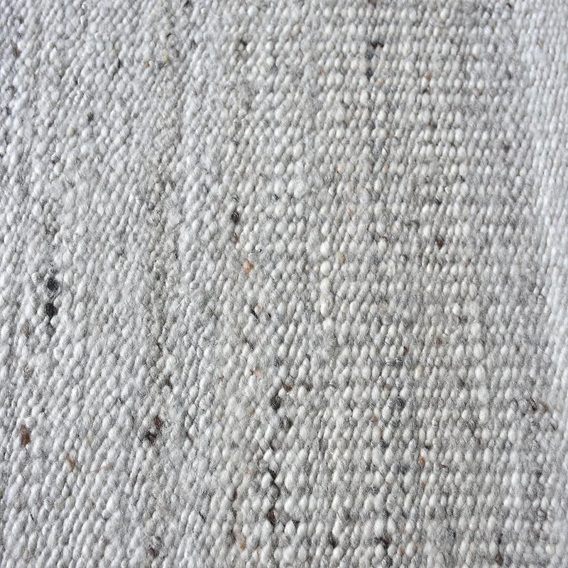 Chisos Handwoven Carpets Of Manmade Fibres - Grey/ivory