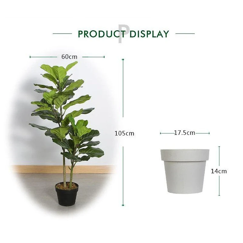 Fiddle Leaf Fig Faux Plant 105cm/ 41.3"