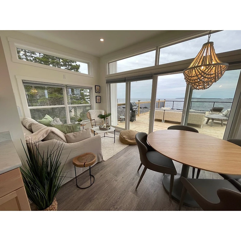 Denmark Dining Table with Wood Top