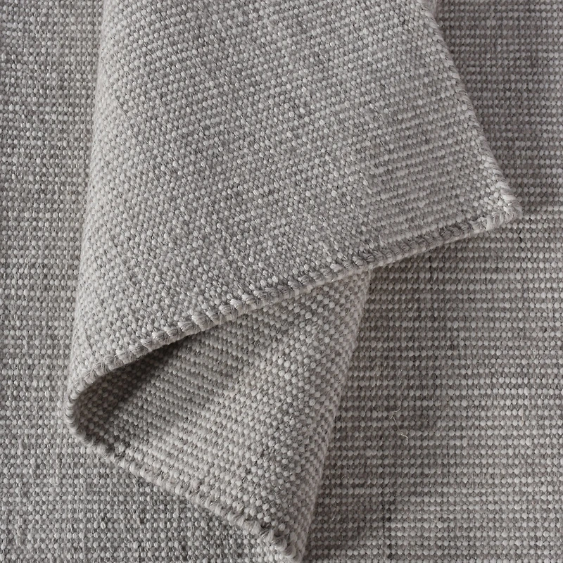 Emery-iii Handwoven Rug Of Manmade Fibres - Lt. Taupe/ivory