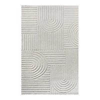 Frontera Handtufted Woolen Rug - Ivory