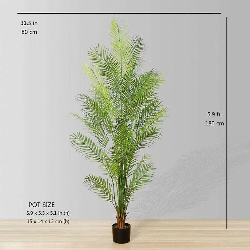 Areca Palm Faux Plant 180cm/ 70.9"