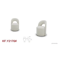 Arie Dining Chair - Nathan White