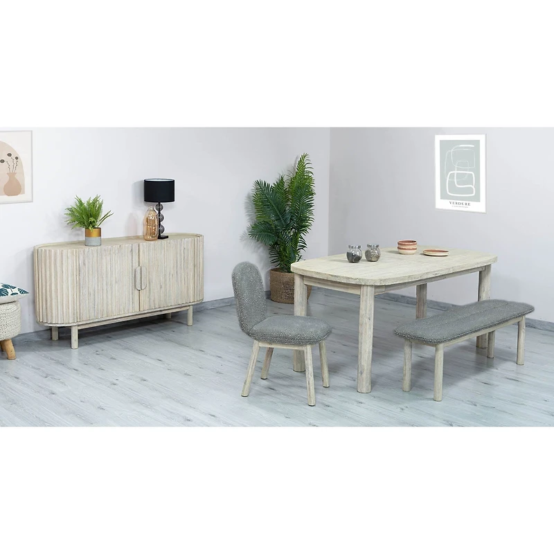 Oasis Dining Chair - Pearl Grey
