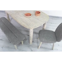 Oasis Dining Chair - Pearl Grey