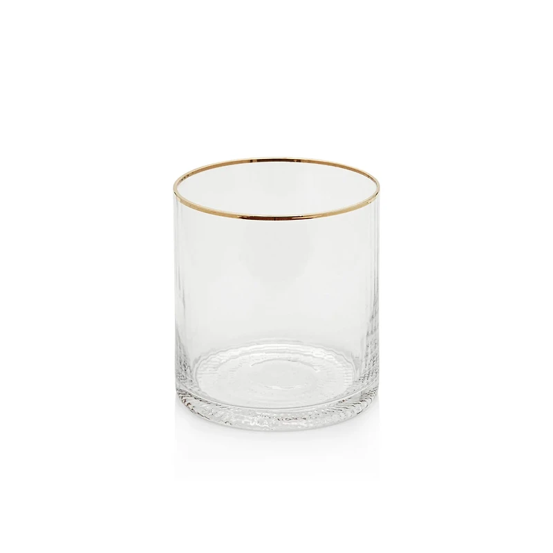 Optic Glass w/ Gold Rim