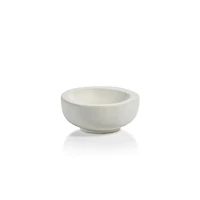 Soft Organic Shape Bowl- Matt White Ceramic