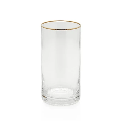 Optic Glass w/ Gold Rim