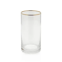 Optic Glass w/ Gold Rim