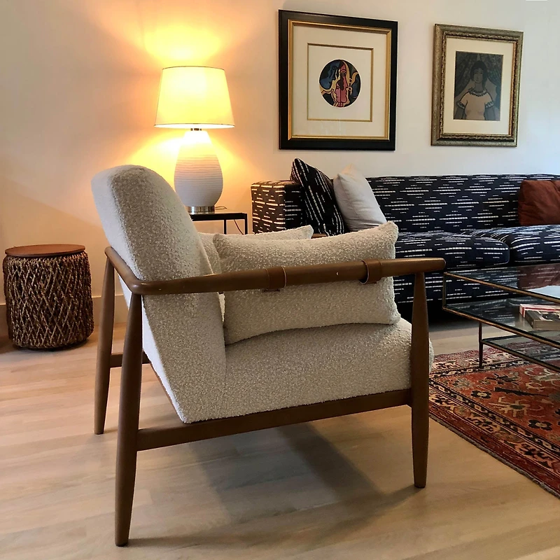 Clarita Club Chair - Cloud Boucle