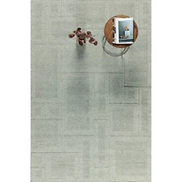 Avera Hand Woven Rug Steel