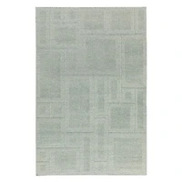 Avera Hand Woven Rug Steel